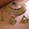 Sukkhi Graceful Gold Plated Choker Necklace Set For Women