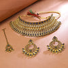 Sukkhi Graceful Gold Plated Choker Necklace Set For Women