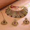 Sukkhi Flawless Gold Plated Choker Necklace Set For Women