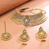 Sukkhi Trendy Gold Plated Choker Necklace Set For Women
