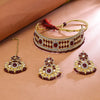 Sukkhi Intricately Gold Plated Choker Necklace Set For Women