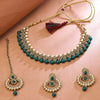 Sukkhi Shiny Gold Plated Choker Necklace Set For Women