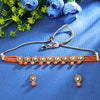 Sukkhi Good-looking Gold Plated Choker Necklace Set For Women