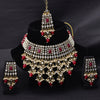 Sukkhi Delightful Gold Plated Choker Necklace Set For Women