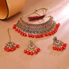 Sukkhi Adorable Gold Plated Choker Necklace Set For Women