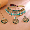 Sukkhi Memorable Gold Plated Choker Necklace Set For Women