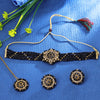 Sukkhi Delightful Gold Plated Choker Necklace Set For Women