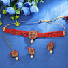 Sukkhi Elegant Gold Plated Choker Necklace Set For Women
