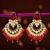 Sukkhi Colourful Gold Plated Chandbaali Earring For Women