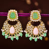 Sukkhi Colourful Gold Plated Chandbaali Earring For Women