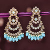 Sukkhi Majestic Gold Plated Chandelier Earring For Women