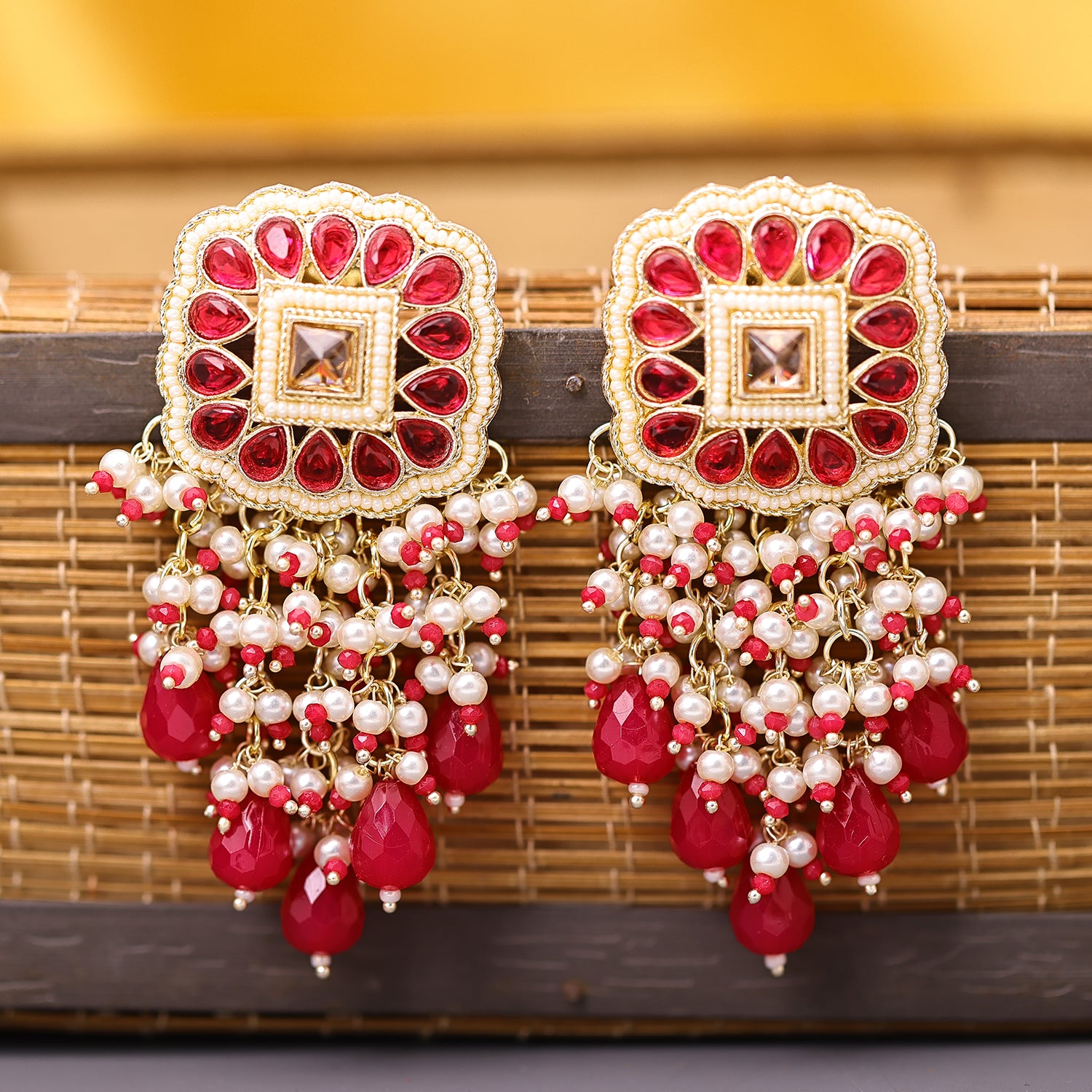 Sukkhi Lavish Gold Plated Dangle Earring For Women