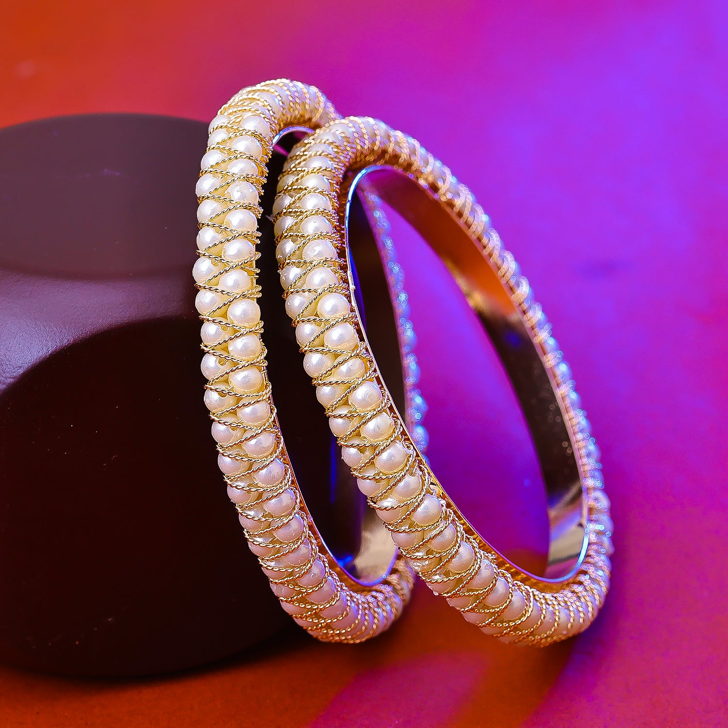 Sukkhi Incrediable Gold Plated Set of 2 Bangles For Women