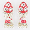 Sukkhi Incredible Gold Plated Rani Pink Jhumki Earring for Women