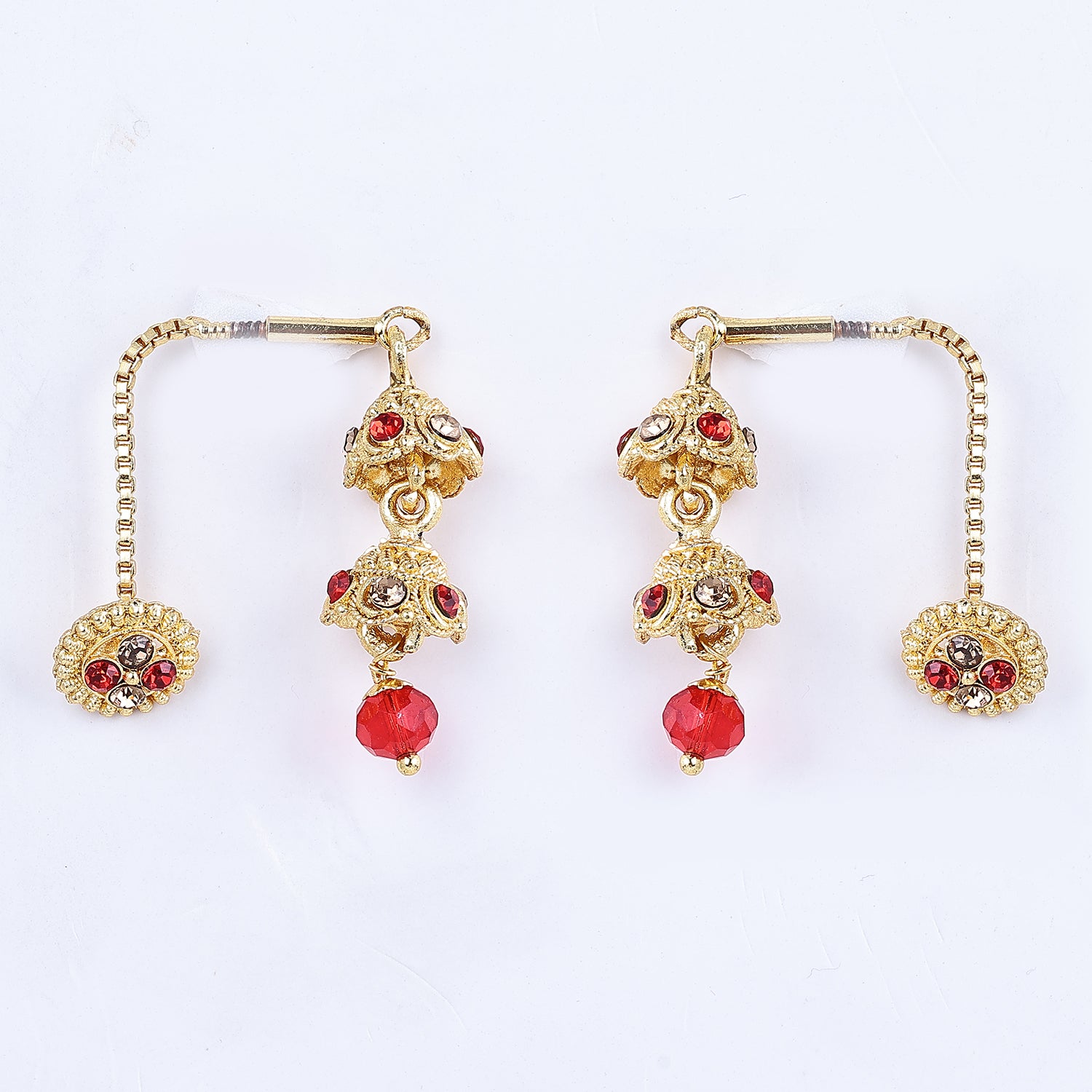 Sukkhi Dreamy Gold Plated Jhumki Earrings For Women - Sukkhi.com