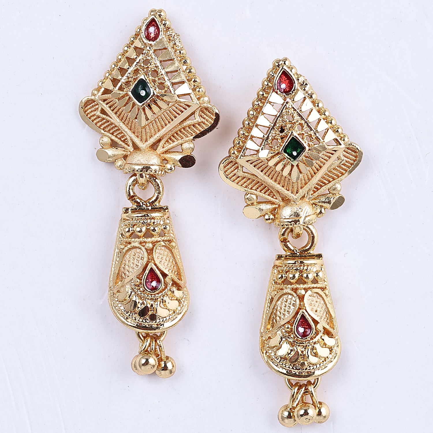 Sukkhi Stunning Gold Plated Kundan Pearl Stud Earring for Women - Sukkhi.com