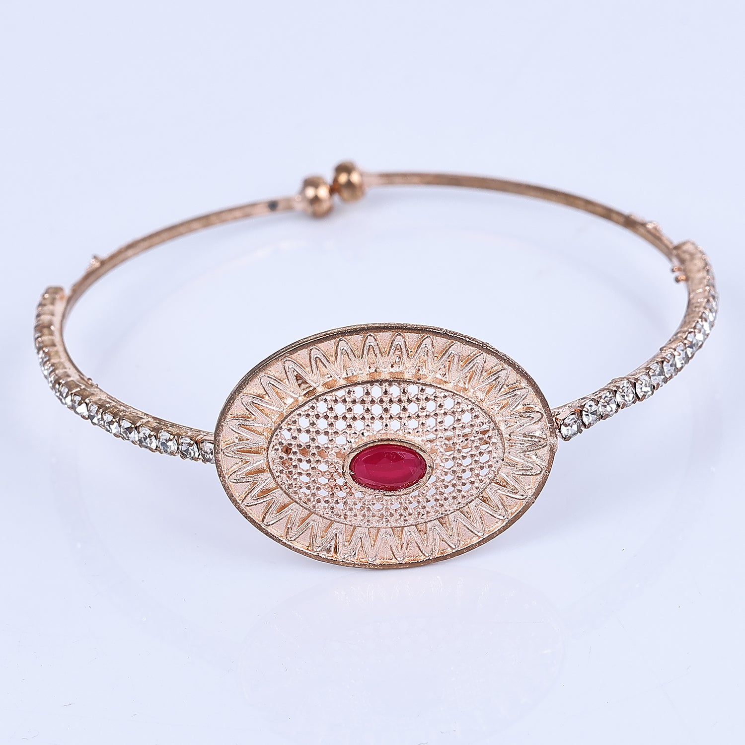 Sukkhi Beguiling Rose Gold Plated Bracelet For Women