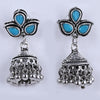 Sukkhi Distinctive Silver Oxidised Plated Jhumki Earrings For Women