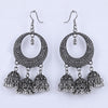 Sukkhi Wondrous Silver Oxidised Plated Jhumki Earrings For Women