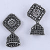 Sukkhi Appealing Silver Oxidised Plated Jhumki Earrings For Women