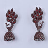 Sukkhi Artisticcrafted Silver Oxidised Plated Jhumki Earrings For Women