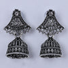 Sukkhi Exciting Silver Oxidised Plated Jhumki Earrings For Women