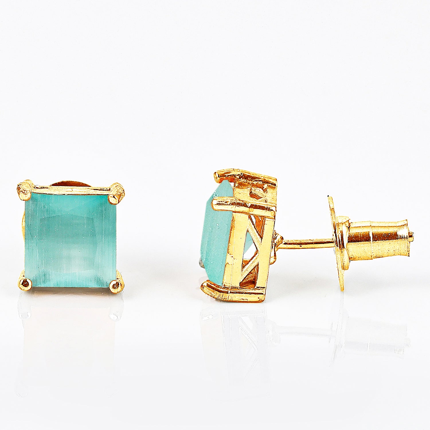 Sukkhi Ethereal Gold Plated Studs Earrings For Women
