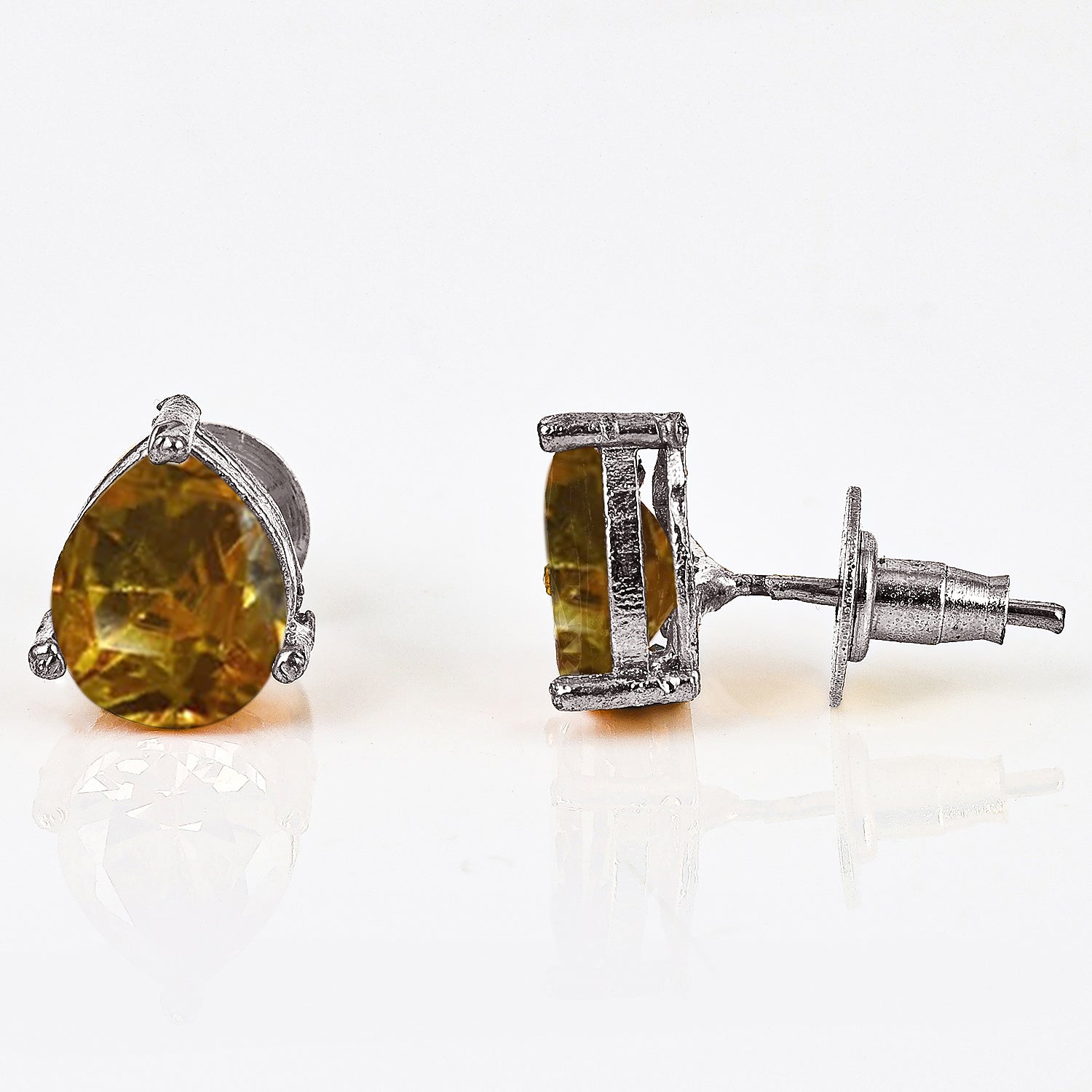 Sukkhi Exhilarating Rhodium Plated Studs Earrings For Women