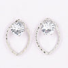 Sukkhi Fashionable Rhodium Plated Diamond Studs Earrings For Women