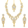 Sukkhi Sparkling Gold Plated Austrian Diamond Set of 4 Necklace Combo for Women