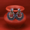 Sukkhi Modish Oxidised Peacock Chandbali Earring for Women