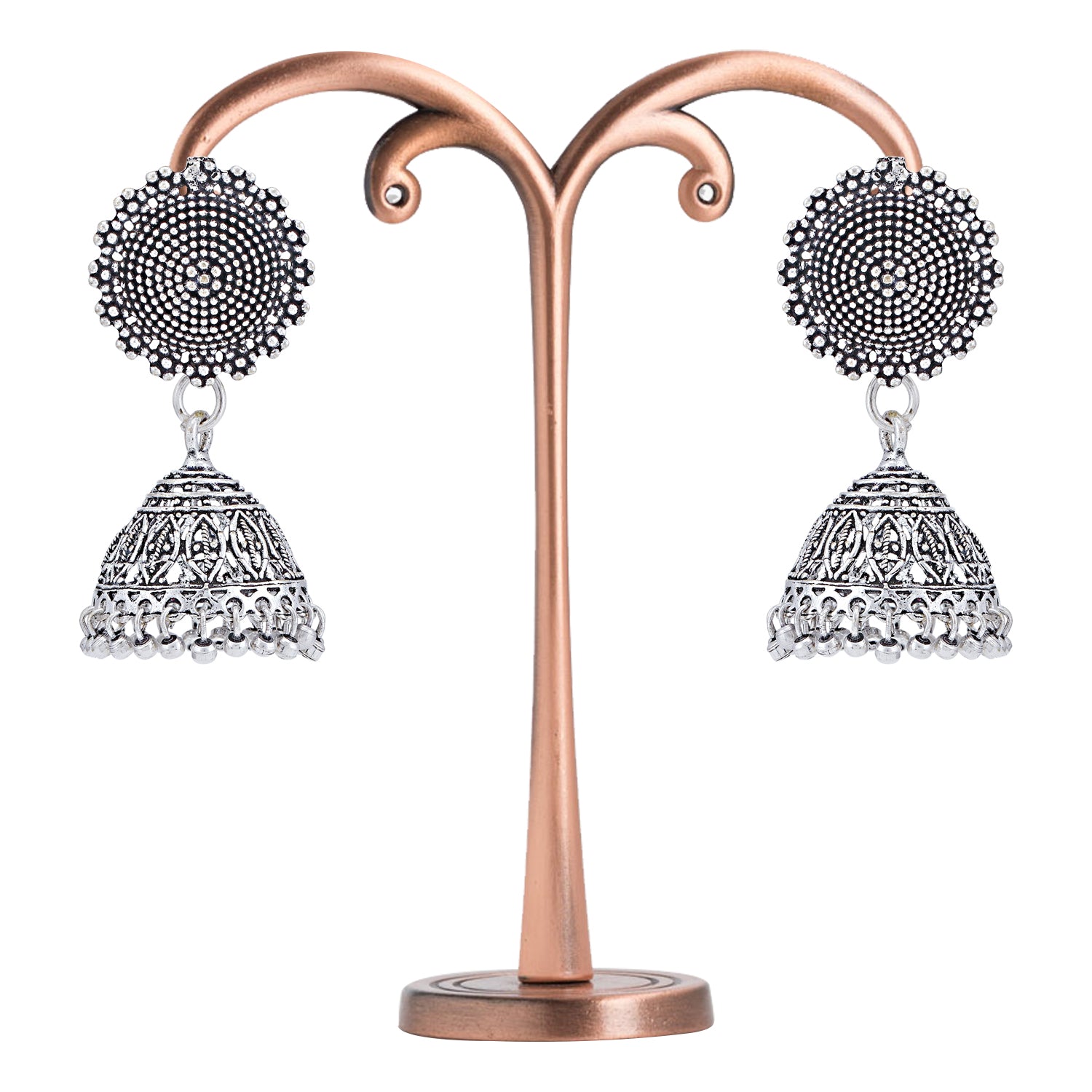 Sukkhi Tibale Oxidised Jhumki Earring for Women