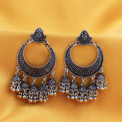 Sukkhi Stunning Oxidised Chandelier Earring for Women