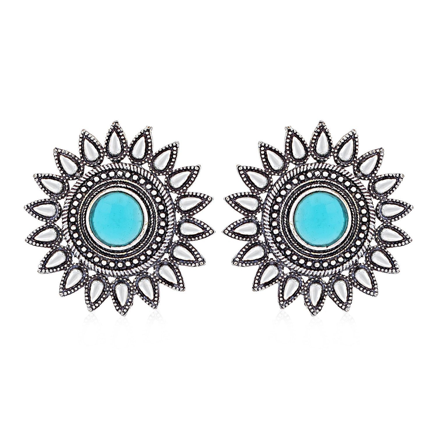 Sukkhi Incredible Oxidised Stud Earring for Women