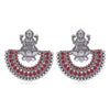 Sukkhi Adorable Oxidised Goddess Laxmi Chandbali Earring for Women