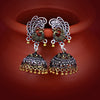 Sukkhi Stylish Oxidised Peacock Jhumki Earring For Women
