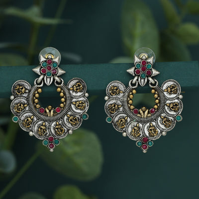 Sukkhi Graceful Oxidised Chandbali Earring for Women