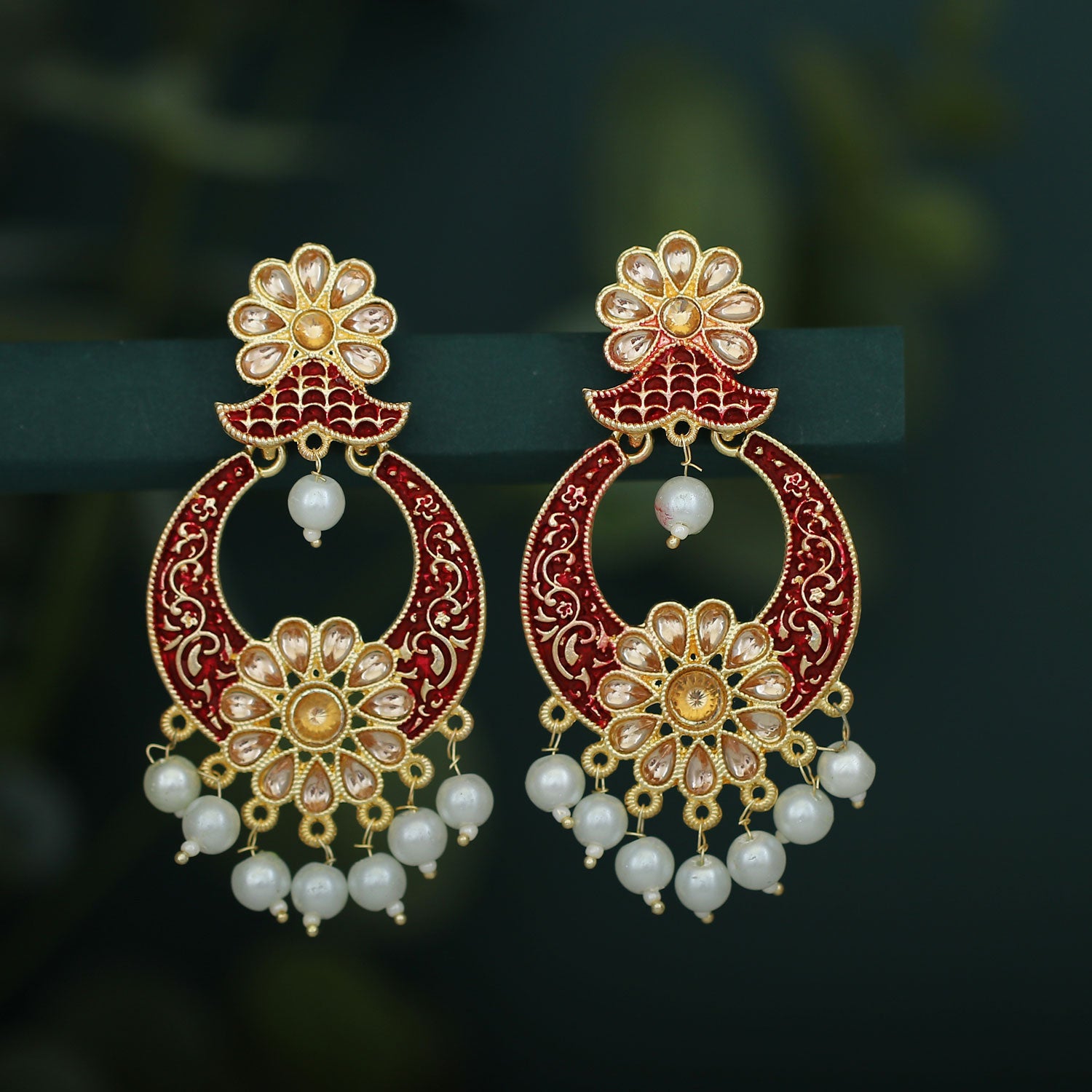 Buy Studio Sukkhi Fashion-Forward Multicolor Meenakari Gold Plated Kundan  Jhumki Earrings For Women And Girls (E105788) Online at Best Prices in  India - JioMart.