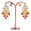 Sukkhi Elegant Gold Plated Kundan & Pearl Chandelier Earring for Women