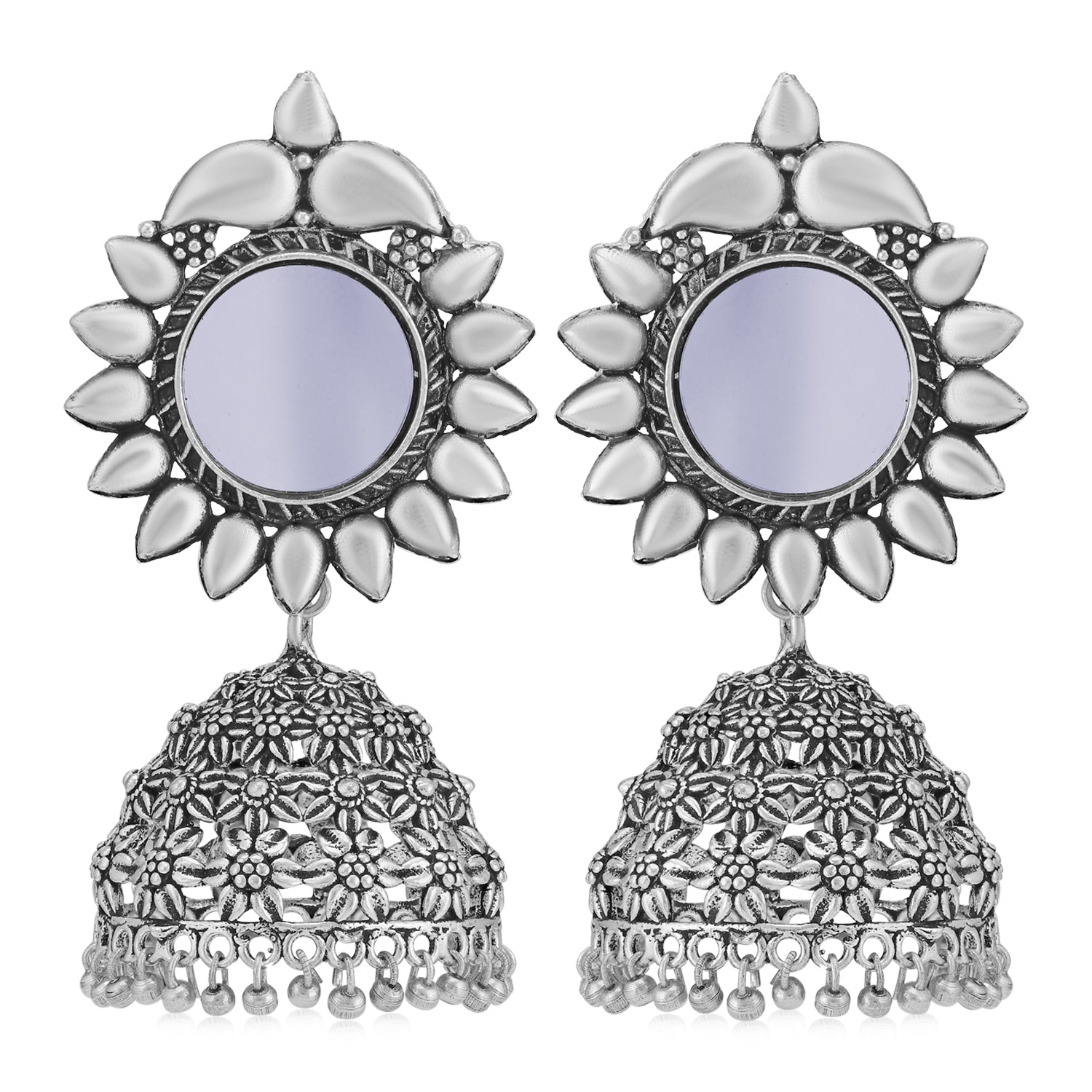 Sukkhi Tibale Oxidised Jhumki Earring for Women