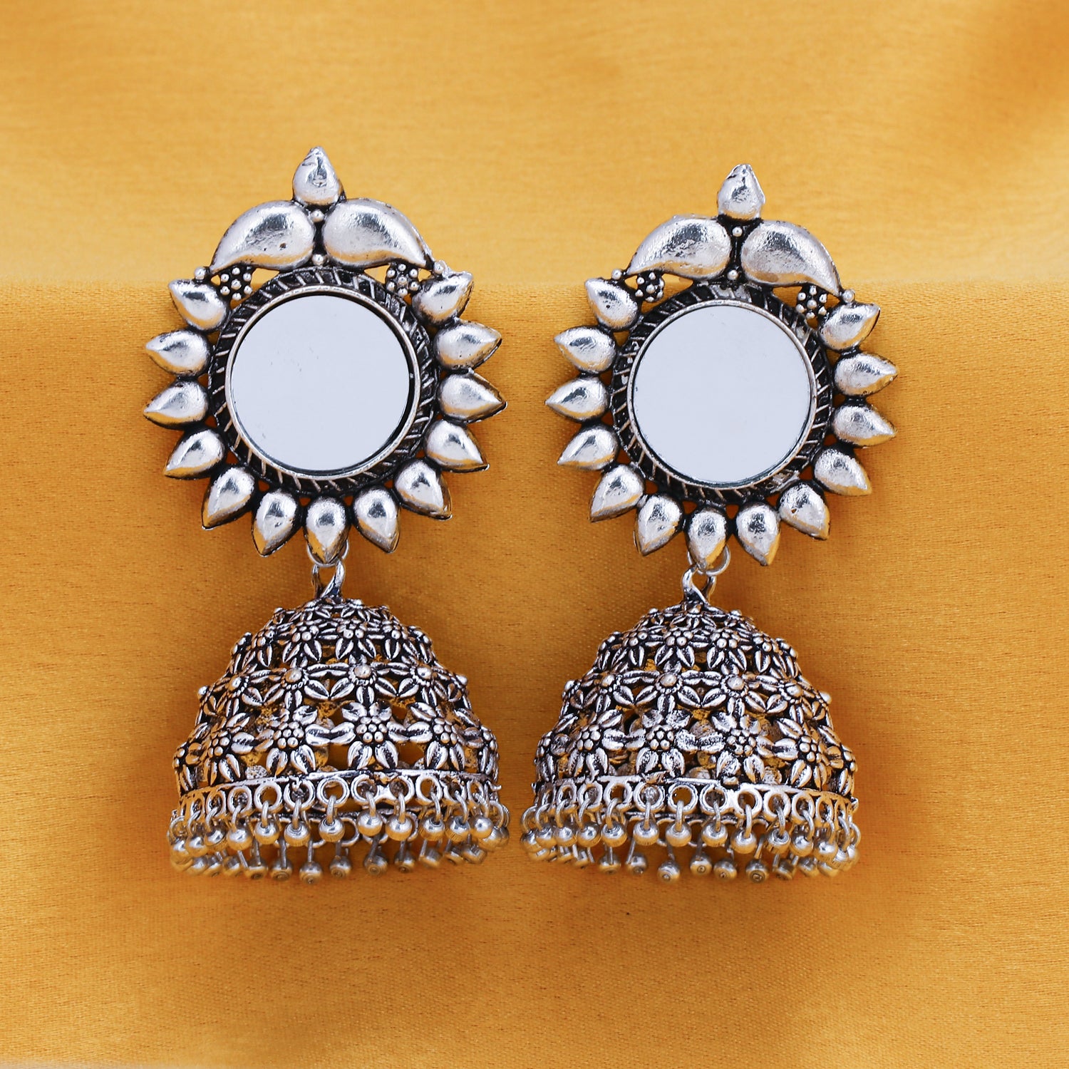 Sukkhi Tibale Oxidised Jhumki Earring for Women