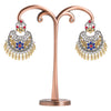 Sukkhi Glamorous Oxidised Peacock Chandbali Earring for Women