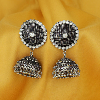 Sukkhi Alluring Oxidised Jhumki Earring for Women
