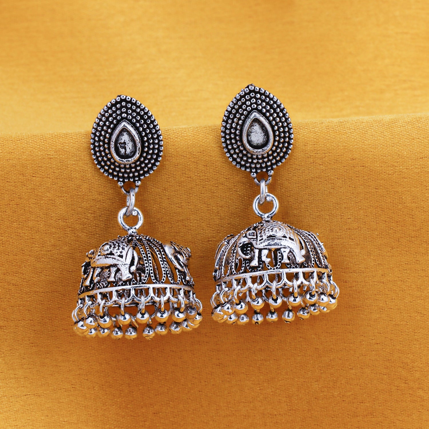 Sukkhi Trendy Oxidised Jhumki Earring for Women