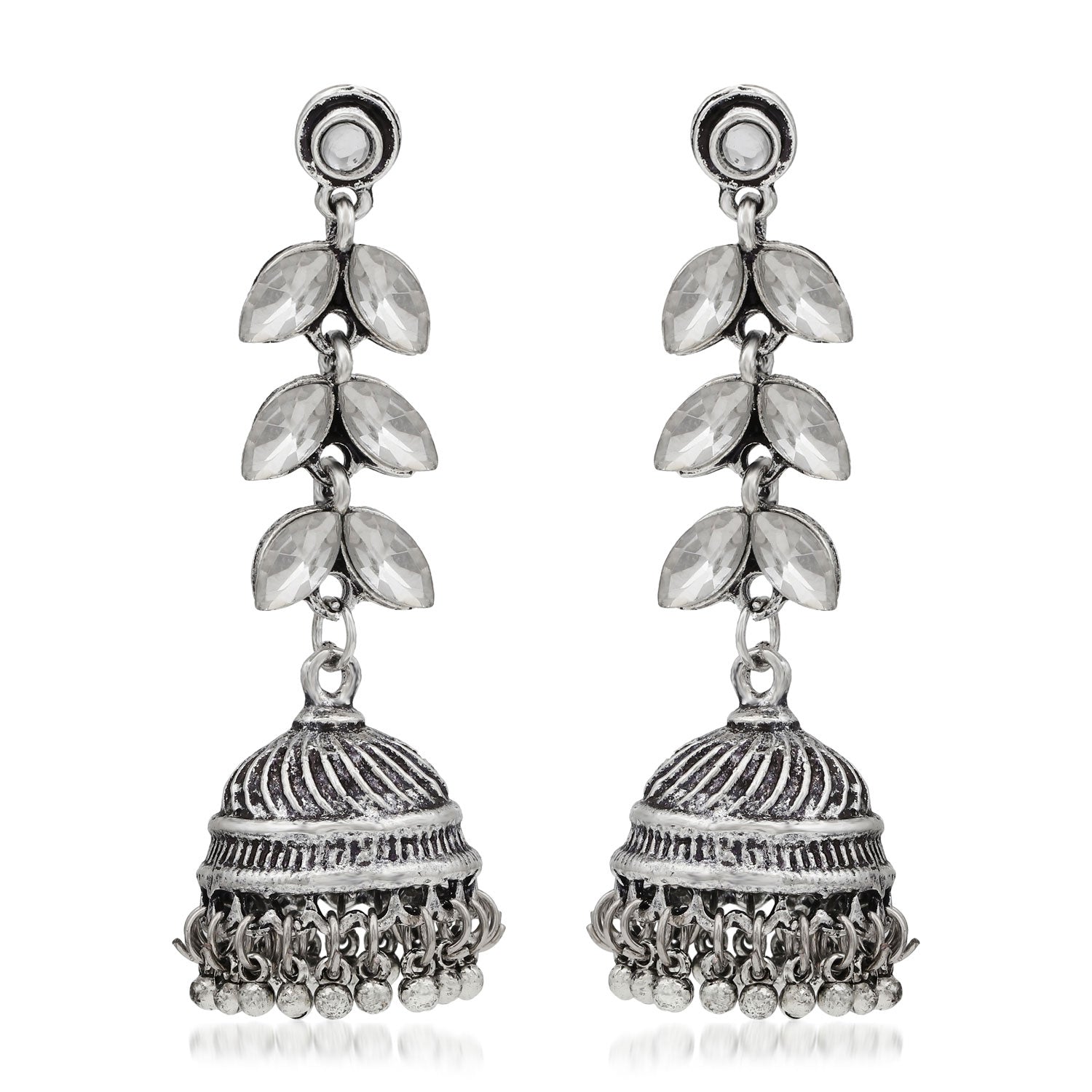 Sukkhi Charming Oxidised Jhumki Earring For Women