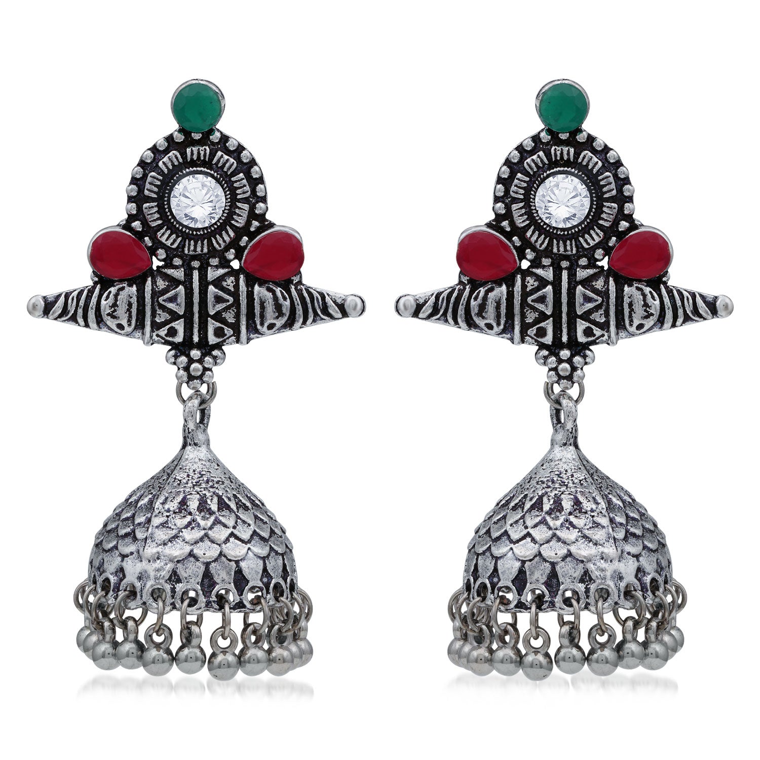 Sukkhi Adorable Oxidised Jhumki Earring For Women