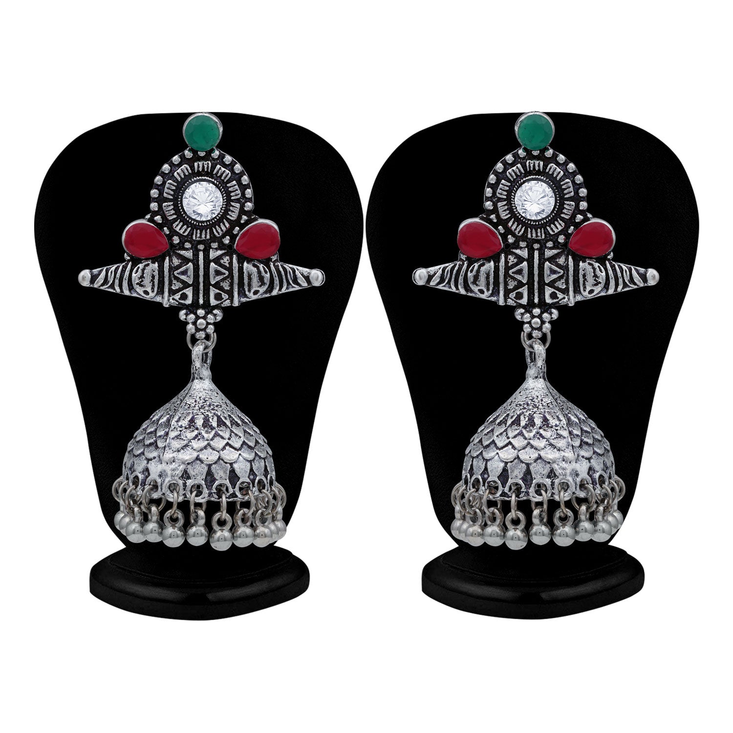 Sukkhi Adorable Oxidised Jhumki Earring For Women