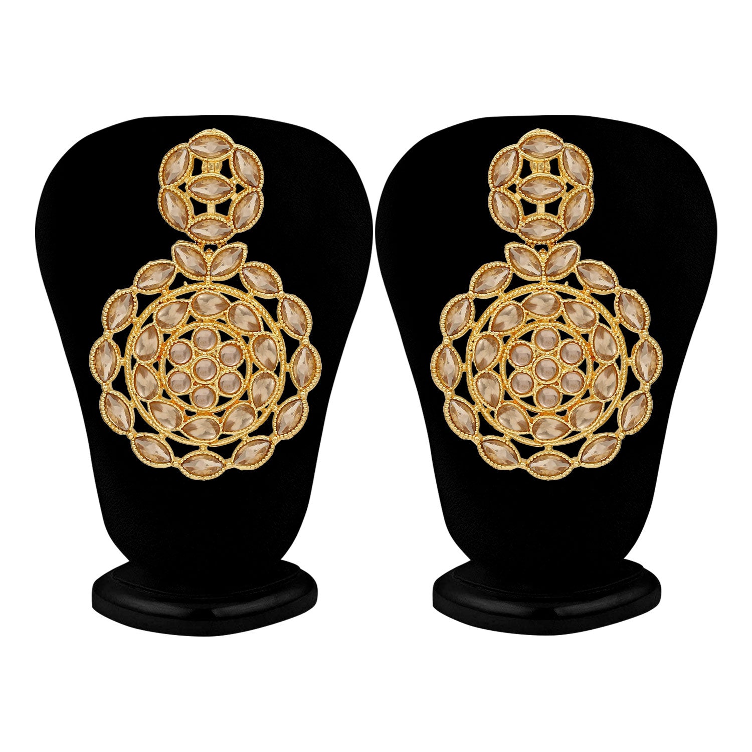 Sukkhi Ritzy Gold Plated LCT Dangle Earring For Women