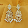 Sukkhi Stylish Pearl Gold Plated Kundan Dangle Earring For Women