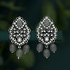 Sukkhi Glimmery Rhodium Plated Dangle Earring For Women